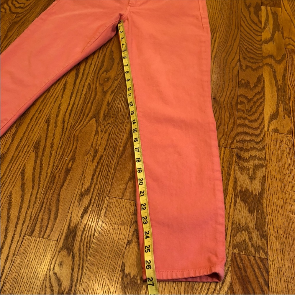 Banana Republic Sun Glow Orange Skinny Ankle Jeans - Picture 6 of 8